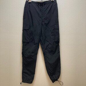 LCKR utility five pocket black Men´s  pull on nylon sweatpants, high-rised L